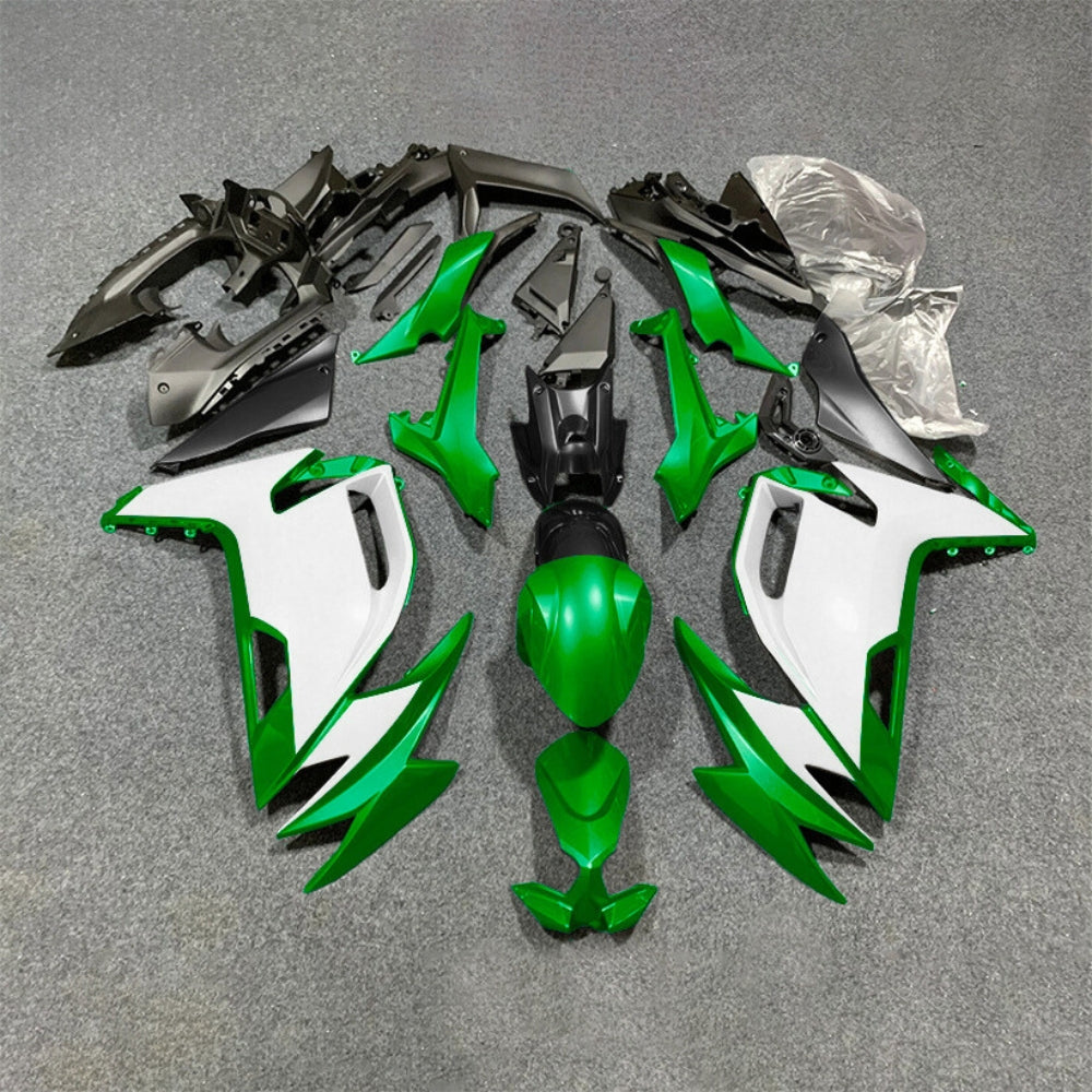 For KAWASAKI Ninja 650 ER-6F 2020-2026 Green Black Custom Painted Motorcycle Fairings Kit | NiceFairings - main product image