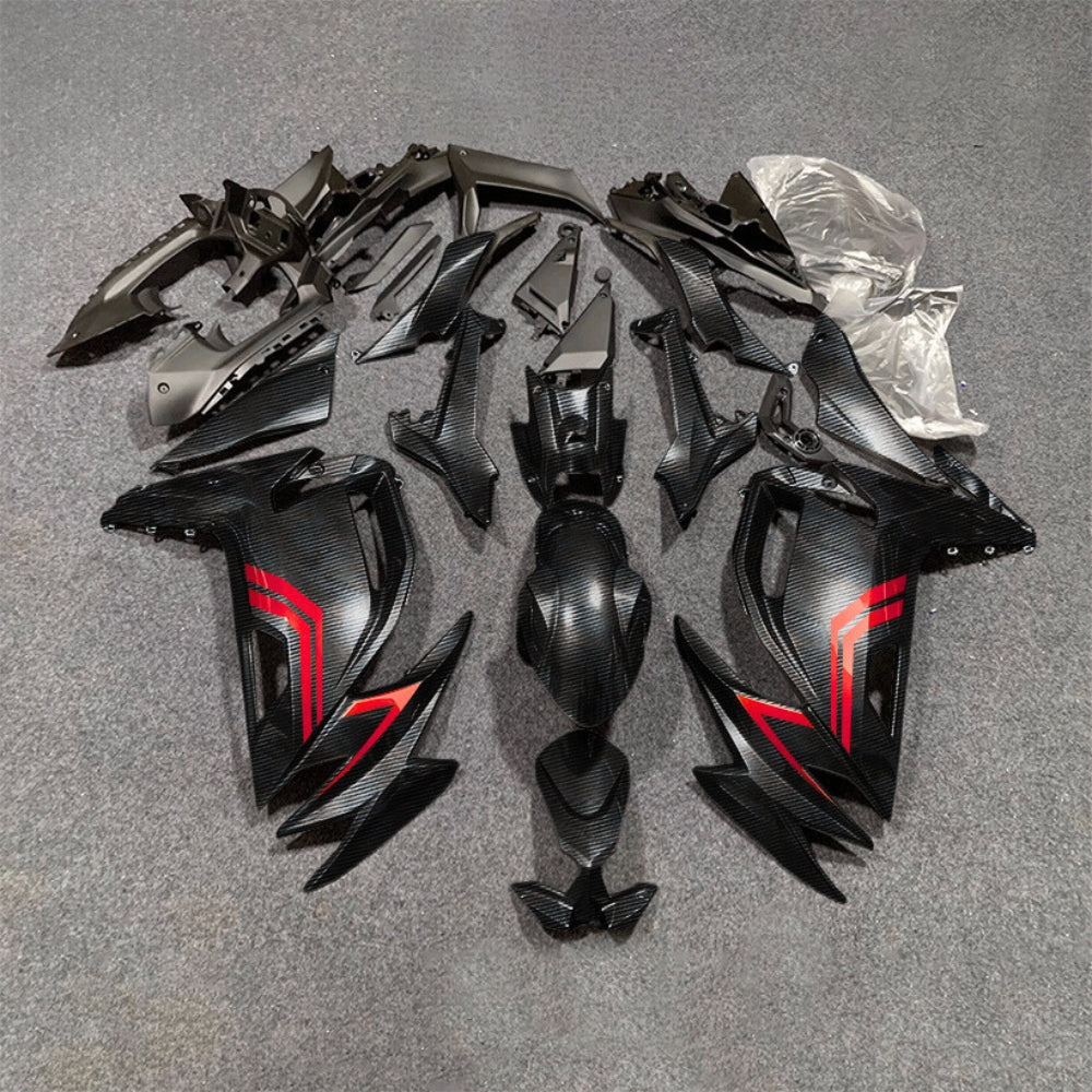 For KAWASAKI Ninja 650 ER-6F 2020-2026 Yellow Black Aftermarket ABS Fairing Kit Full Bodywork | NiceFairings - paint design NO.8 option image