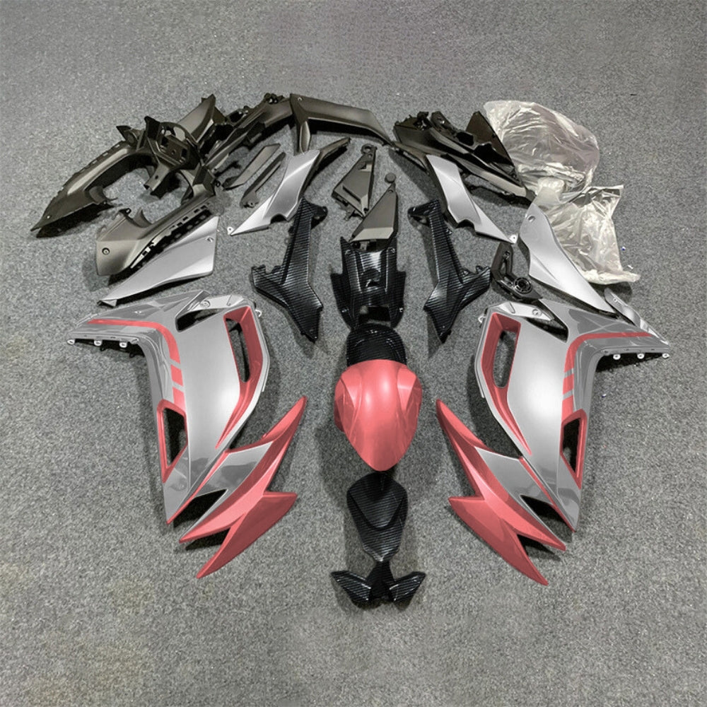 For KAWASAKI Ninja 650 ER-6F 2020-2026 Blue Black ABS Fairing Kit Complete Bodywork Panels | NiceFairings - paint design NO.7 option image