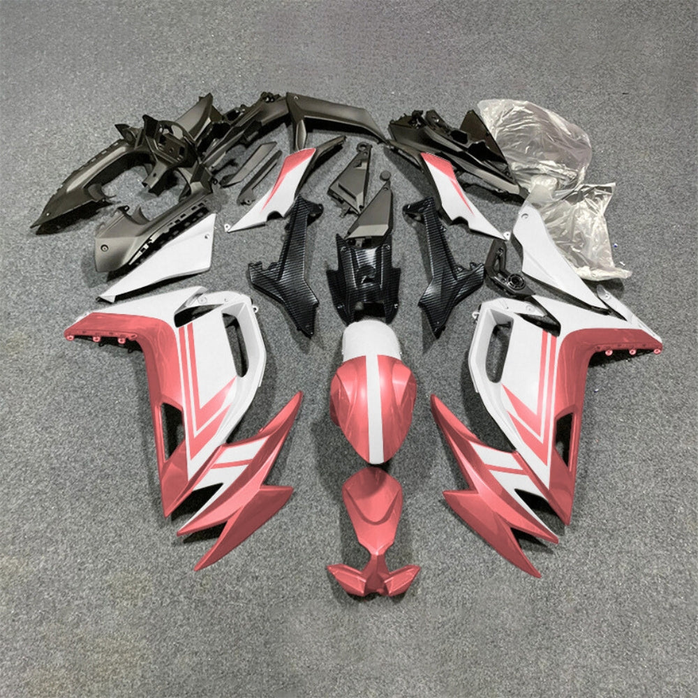 For KAWASAKI Ninja 650 ER-6F 2020-2026 Red Black ABS Fairing Kit Complete Bodywork Panels | NiceFairings - paint design NO.7 option image
