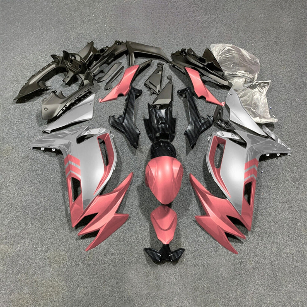 For KAWASAKI Ninja 650 ER-6F 2020-2026 Orange Black ABS Fairing Kit Complete Bodywork Panels | NiceFairings - paint design NO.7 option image
