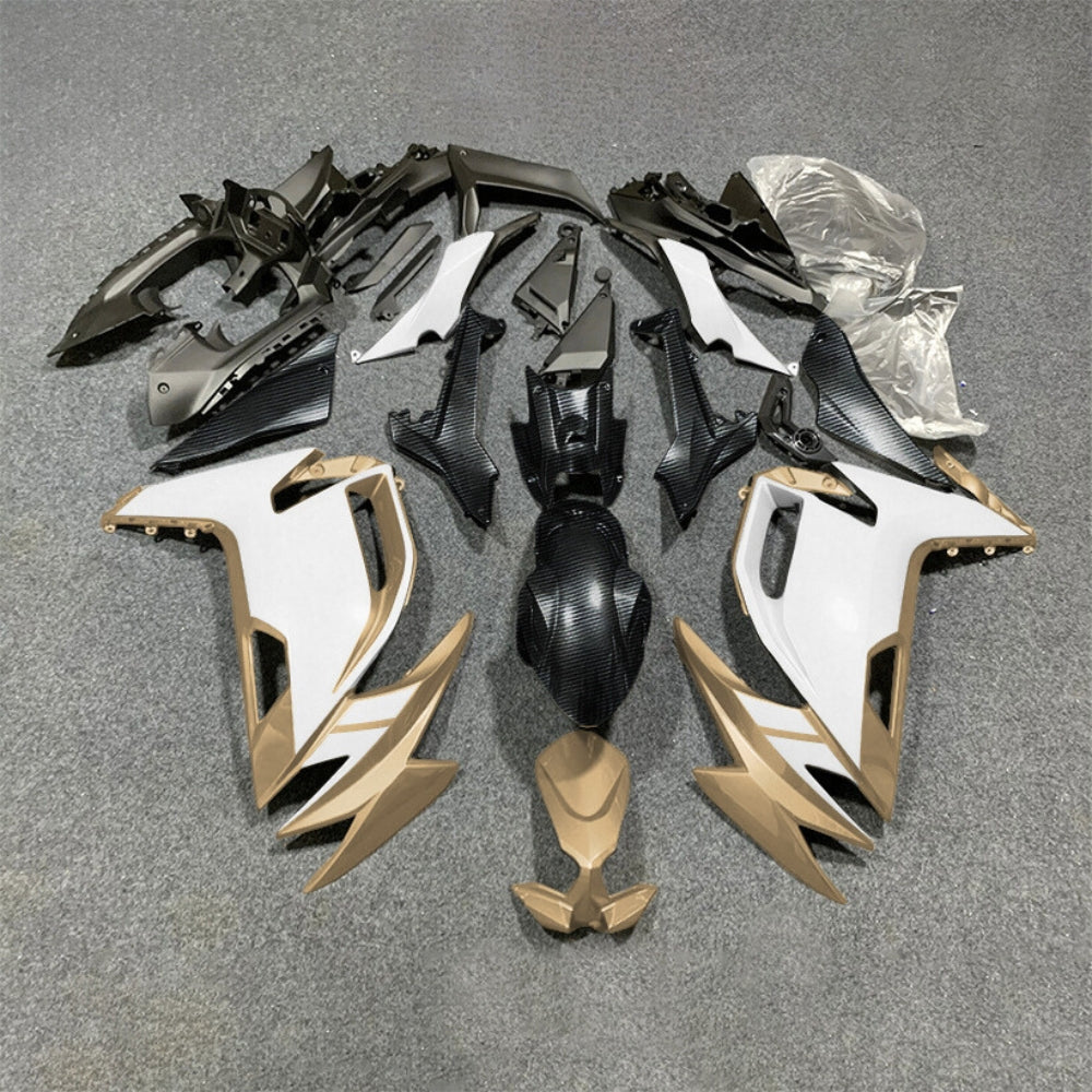For KAWASAKI Ninja 650 ER-6F 2020-2026 Blue Black Injection Molded Fairing Kit Bodywork Set | NiceFairings - paint design NO.8 option image