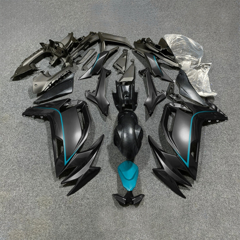 For KAWASAKI Ninja 650 ER-6F 2020-2026 Red Black Injection Molded Fairing Kit Bodywork Set | NiceFairings - paint design NO.8 option image