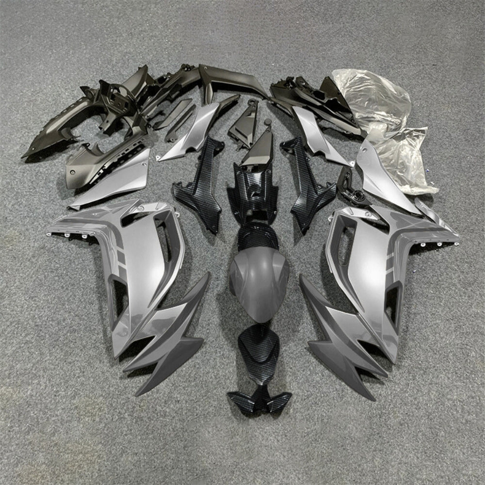 For KAWASAKI Ninja 650 ER-6F 2020-2026 Blue Black ABS Fairing Kit Complete Bodywork Panels | NiceFairings - paint design NO.9 option image