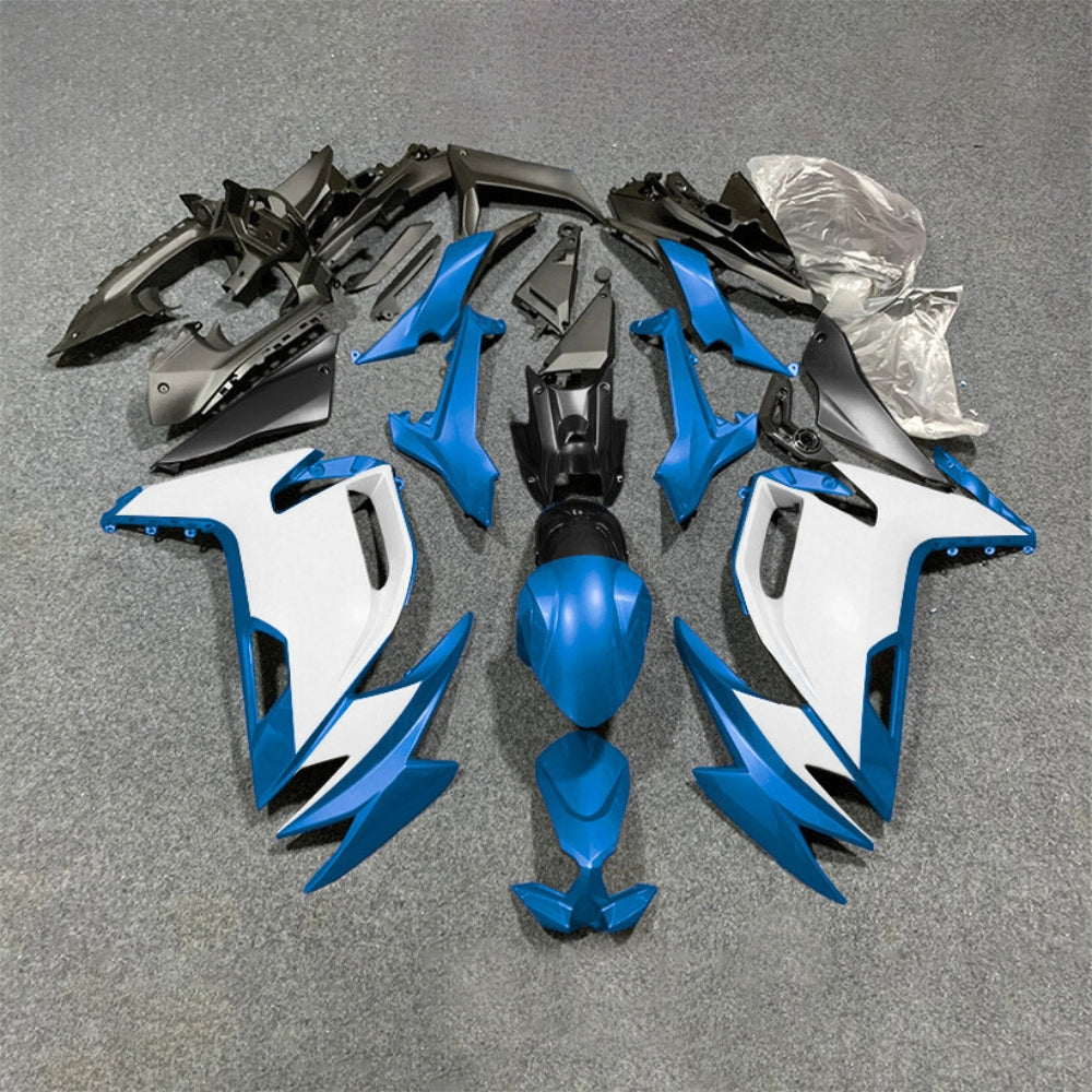 For KAWASAKI Ninja 650 ER-6F 2020-2026 Green Black Custom Painted Motorcycle Fairings Kit | NiceFairings - paint design NO.4 option image