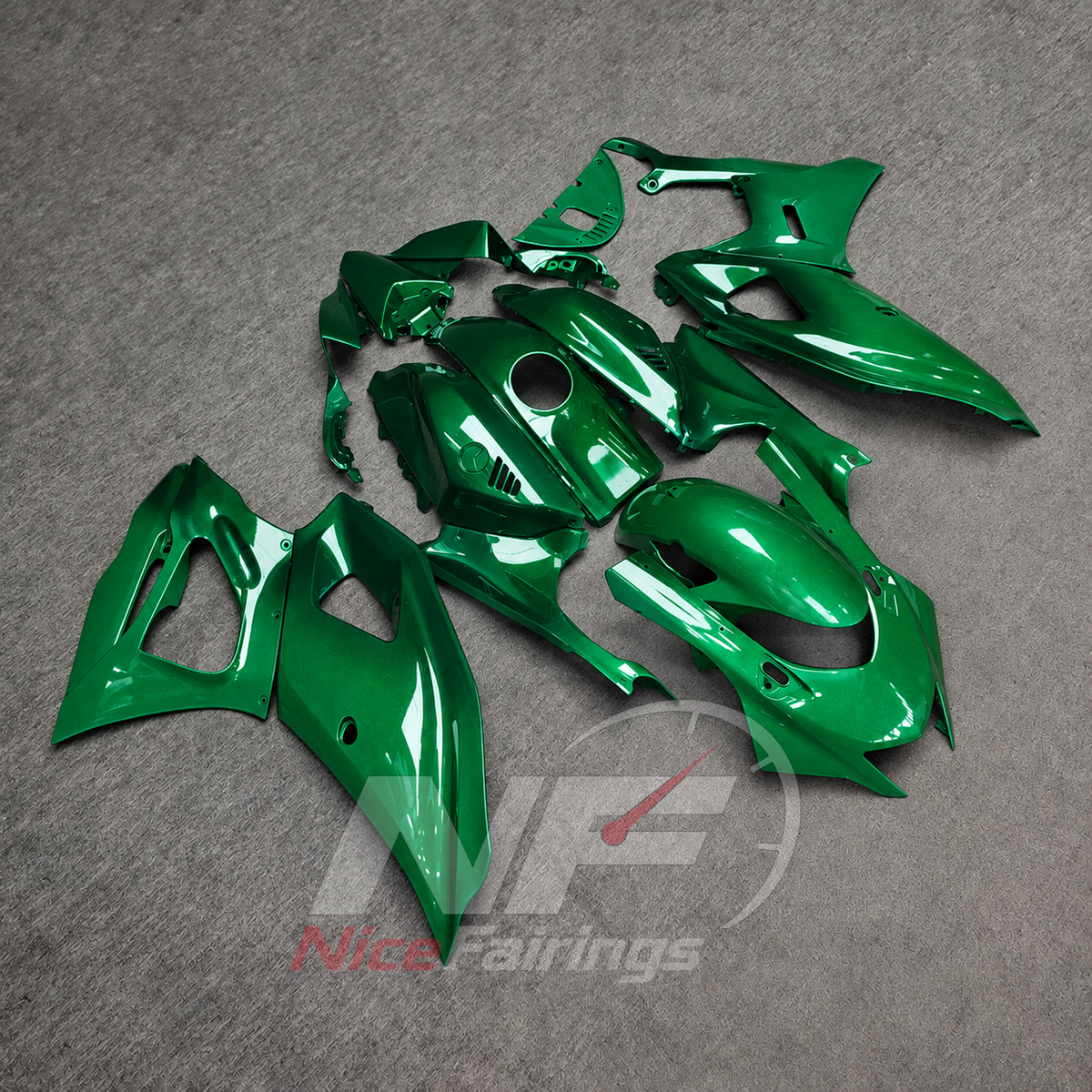 Aftermarket ABS Plastic Fairing Kit Compatible with Yamaha YZF-R7 2021-2025 | NiceFairings - front angle image