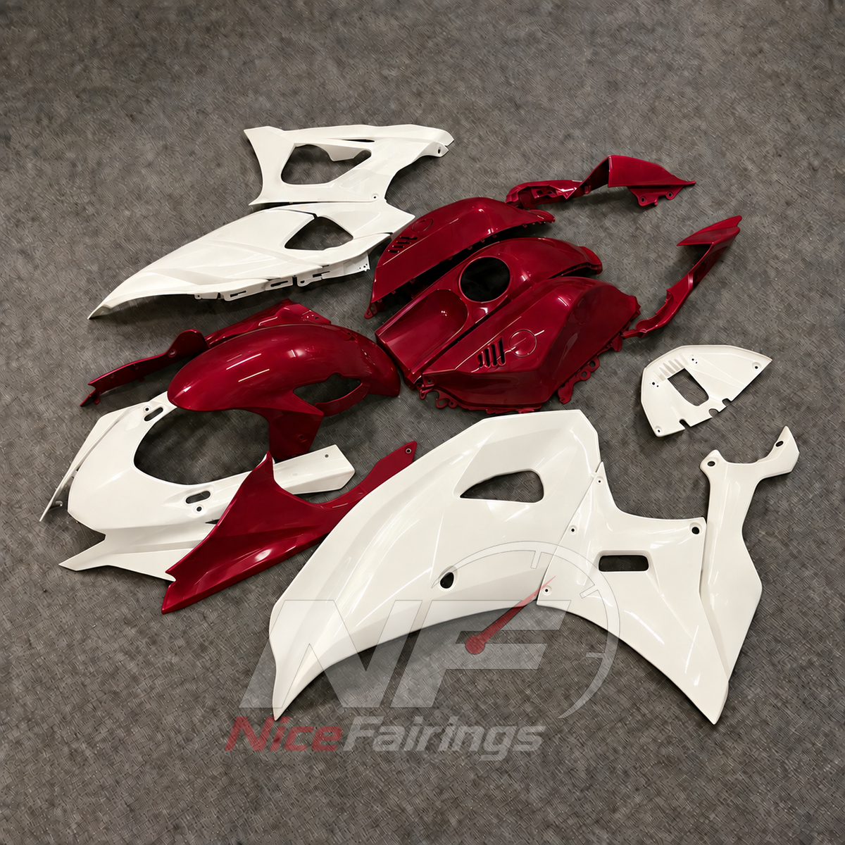 Painted Injection-Molded Fairing Set Fits 2021-2025 Yamaha YZF-R7 | NiceFairings - front angle image